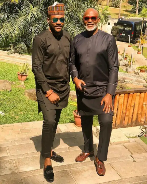 Ebuka Obi Uchendu And Mofe-Damijo RMD Strike A Pose